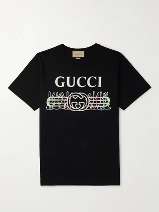 Logo-Print Cotton-Jersey T-Shirt
