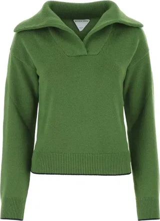 Bottega Veneta V-Neck Long Sleeved Sweater