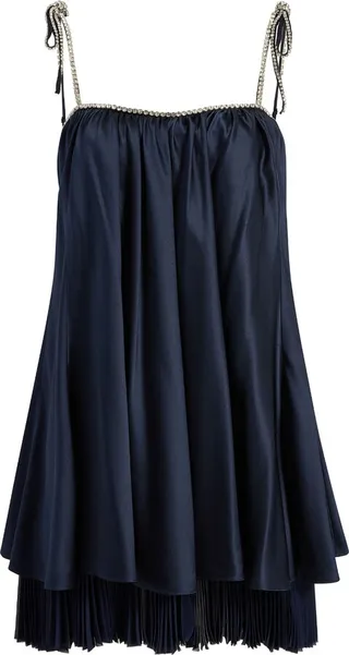 Valmore silk mini dress