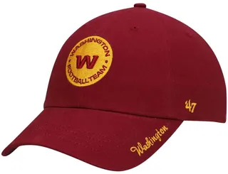 Women's Burgundy Washington Football Team Miata Clean Up Primary Adjustable Hat