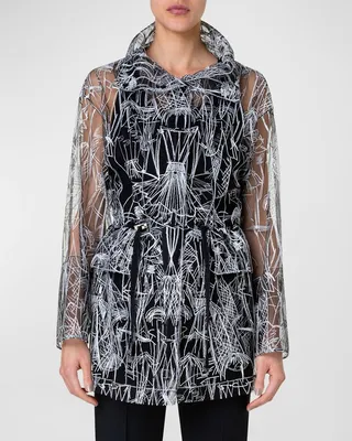 Valdemire Croquis Embroidered Parka Jacket