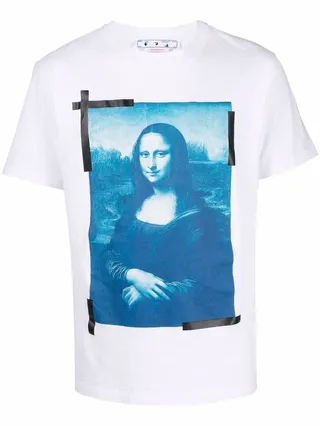 Monalisa slim-cut T-shirt
