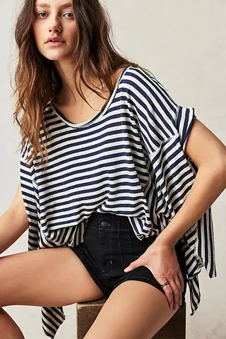 Striped Angel Tee by We The Free at Free People