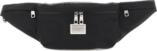 Dolce & Gabbana Branded Jacquard Nylon Beltpack