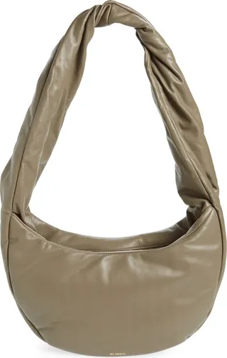 Medium Wyn Leather Shoulder Bag
