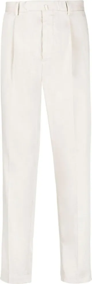 Slim-Cut Tapered Trousers