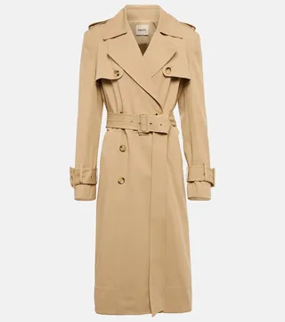 Murphy cotton twill trench coat