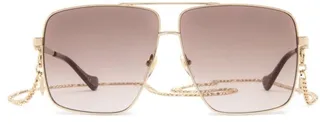 Gucci Eyewear Oversized Square Frame Sunglasses