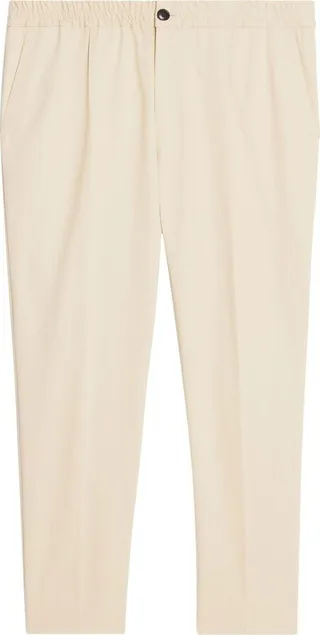 Mid-Rise Tapered Trousers