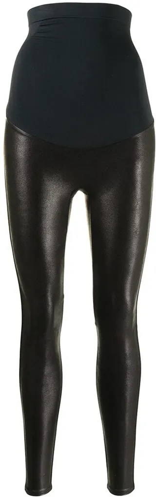 High-Waisted Faux-Leather Leggings