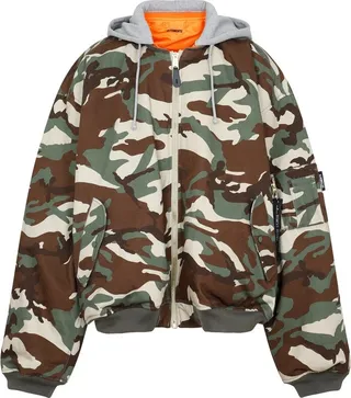 Vetemens Reversible Camo-Printed Bomber Jacket