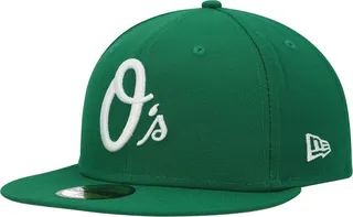 Men's New Era Kelly Green Baltimore Orioles White Logo 59FIFTY Fitted Hat
