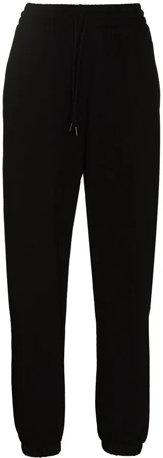Drawstring-Waist Cotton Track Pants