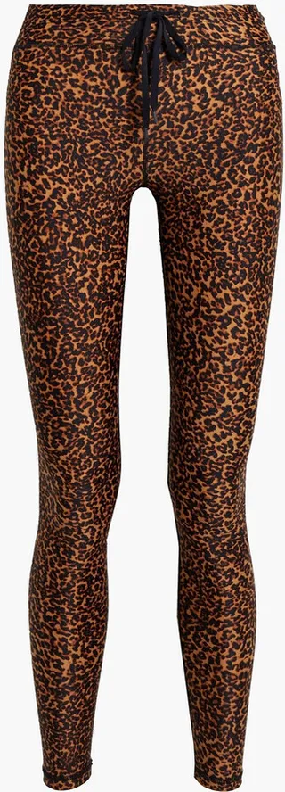 Sienna leopard-print stretch leggings