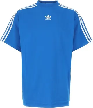 Balenciaga X Adidas Logo Printed Crewneck T-Shirt