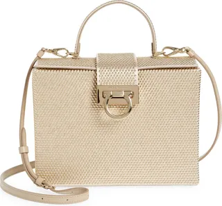 Trifolio Studded Satin Train Case