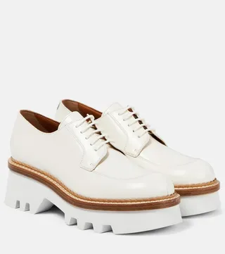 Owena leather Derby shoes