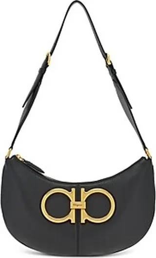 Salvatore Ferragamo Gianco Crescent Bag