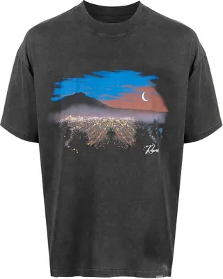 Grey The Hills Cotton T-Shirt