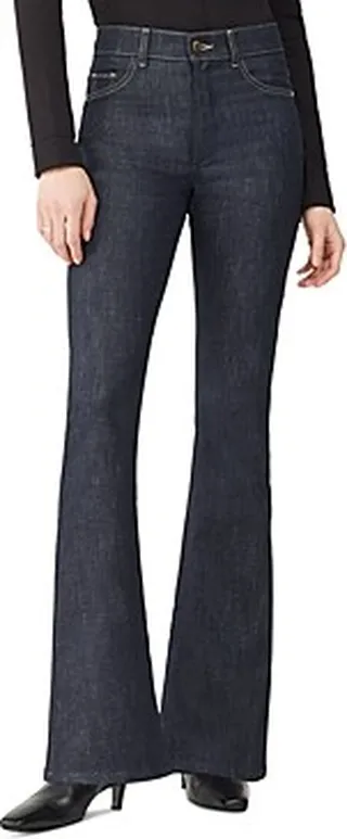 DL1961 Bridget High Rise Coated Bootcut Jeans in Indigo