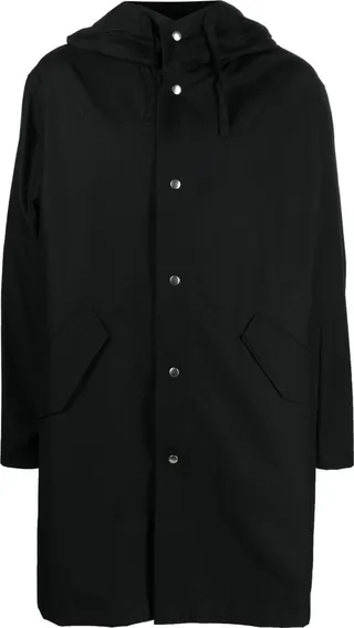 Logo-Print Hooded Parka