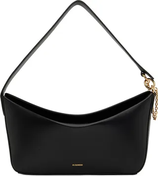 Jil Sander Black Sculptural Bag