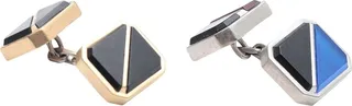 Cufflinks And Tie Clips Black