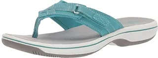 Clarks Women's Breeze-Sea Flip-Flop