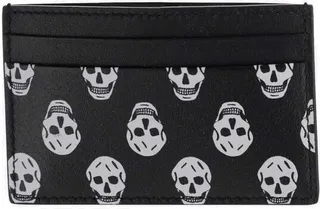 Alexander McQueen Allover Skull Printed Cardholder