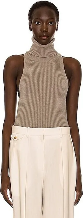 The Row Edita Top in Beige