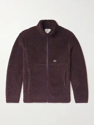 Wool-Blend Fleece Jacket