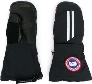 Logo Patch Padded Gloves