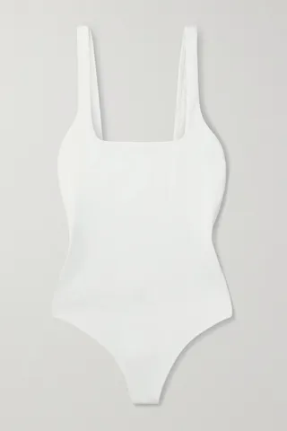 GOOD AMERICAN - Stretch-jersey Thong Bodysuit - White