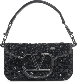 Small Locò Crystal Embellished Shoulder Bag