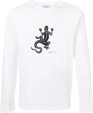 Coulos lizard-print T-shirt