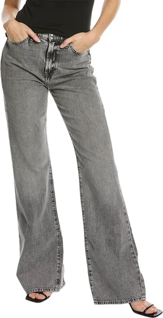 7 For All Mankind Fern Grey Easy Bootcut Jean
