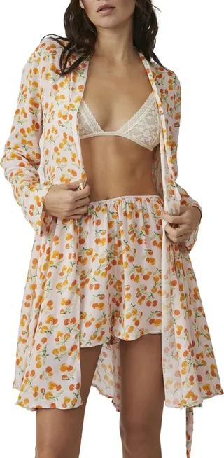 Worth It Fruit Print Robe