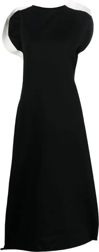 ISSEY MIYAKE- Pleated Midi Dress