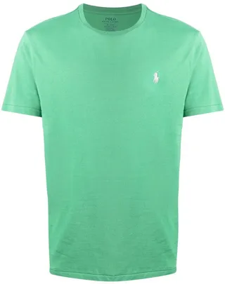 logo-embroidered cotton T-shirt