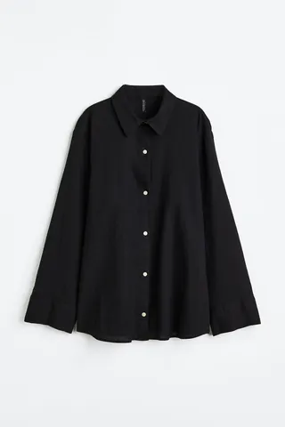 Linen-blend Shirt