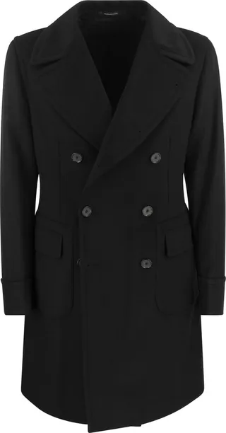 Double-breasted Wool Coat