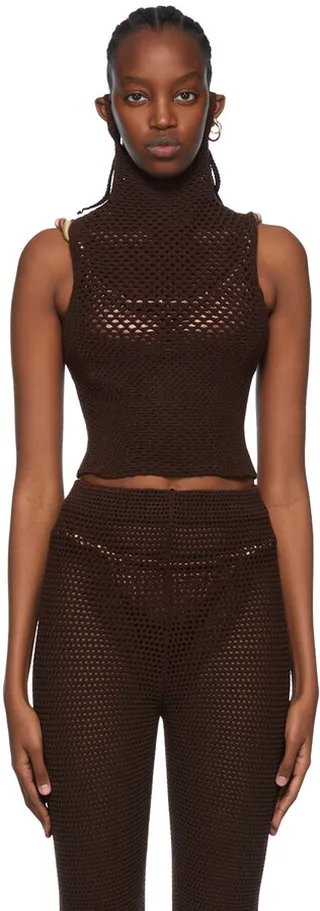 Isa Boulder SSENSE Exclusive Brown Turtleneck