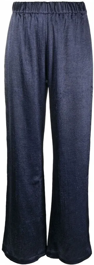 Textured Straight-Leg Trousers