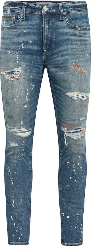 Zack Distressed Skinny Jeans