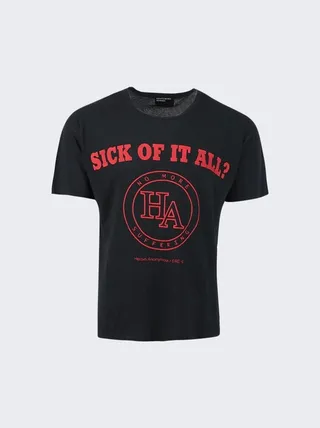 Sick Of It All T-shirt Faded Black Red