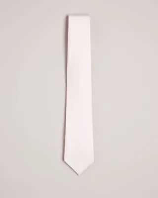 Textured Tie in Dusky Pink