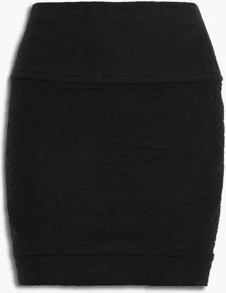 Megan cloqué mini skirt