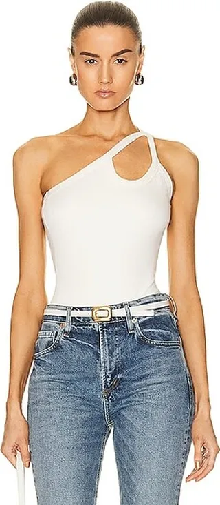 ALIX NYC Paulis Bodysuit in Ivory