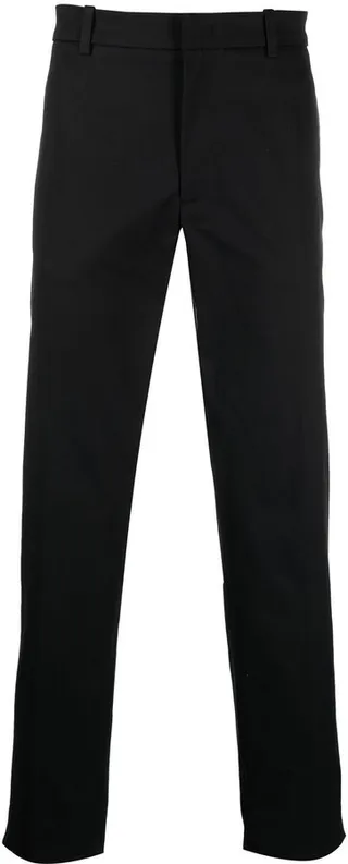 Straight-Leg Cut Trousers