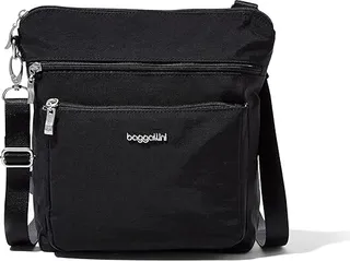 Baggallini Modern Large Pocket Crossbody (Black) Handbags